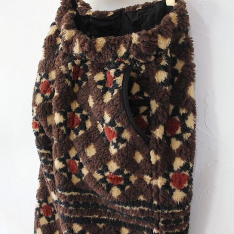 ASEEDONCLOUD アシードンクラウド　Station floor pattern trousers  #Brown  【送料無料】