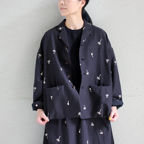atelier naruse アトリエナルセ　コットンリネンテーラードジャケット cotton linen tailored jacket ～nohara～