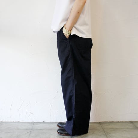 TRAVAIL MANUEL トラバイユマニュアル　ミリタリーウェザーノーティカルパンツ　#ネイビー
