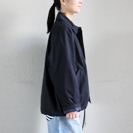 TRAVAIL MANUEL トラバイユマニュアル　ハイカウントウェザーステンブルゾン　#ブラック、カーキ　【送料無料】