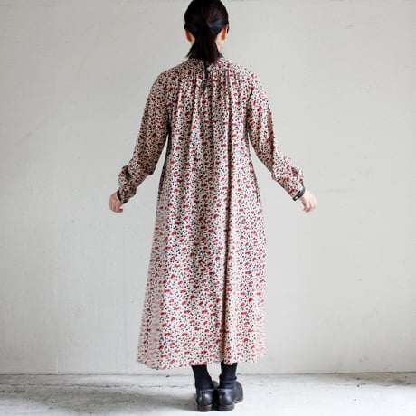 SUSURI ススリ　ログシャツドレス　#beige 【送料無料】