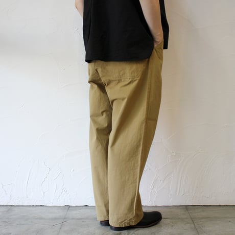 TRAVAIL MANUEL トラバイユマニュアル　コンパクトウェザーユニティパンツ　#ブラック、キャメル、サンド、オフ白