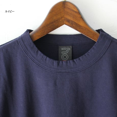 **2026秋冬分到着**　homspun ホームスパン　30/1天竺長袖Tシャツ　#サラシ、ネイビー、ブラック、TOPダークチャコール