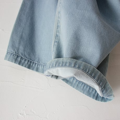 atelier naruse アトリエナルセ　コットンデニムタックパンツ　cotton denim tuck pants　#vintage wash