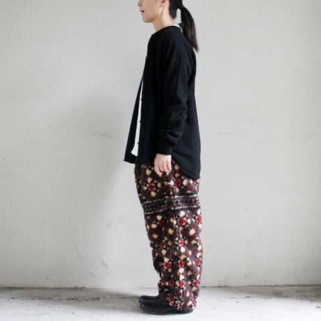 ASEEDONCLOUD アシードンクラウド　Station floor pattern trousers  #Brown  【送料無料】
