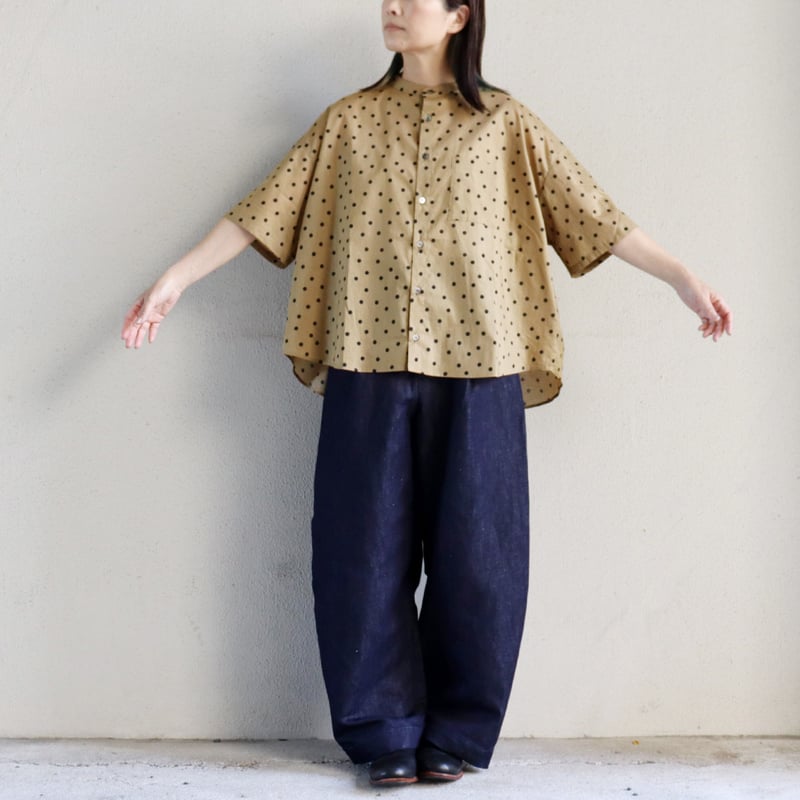 再入荷**ASEEDONCLOUD HandWerker 綿麻デニムHWワイドトラウザー
