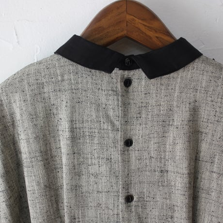 ASEEDONCLOUD アシードンクラウド　Sampler cloth Memories pullover dress #Light Grey  【送料無料】