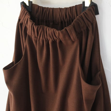 **2026秋冬分到着** atelier naruse アトリエナルセ　 wool punch gather skirt ウールポンチギャザースカート