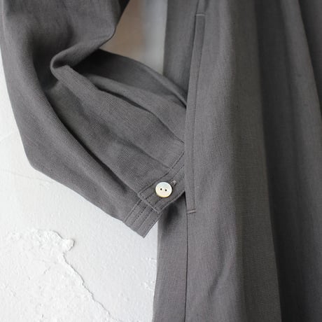 SUSURI ススリ　ログシャツドレス　#charcoal 　【送料無料】