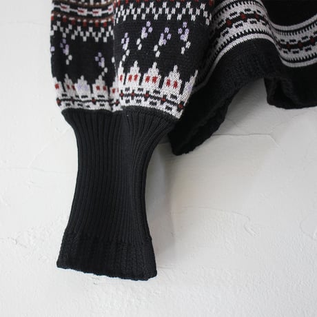 ASEEDONCLOUD アシードンクラウド　Memories pull on knit  #Black  【送料無料】