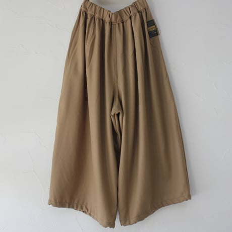 ASEEDONCLOUD アシードンクラウド Flannel Handwerker culottes  #Beige , Dark Green  【送料無料】