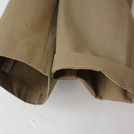 ASEEDONCLOUD アシードンクラウド　HandWerker　Khaki Denim HW Wide Trousers ワイドトラウザー  #KHAKI 【送料無料】