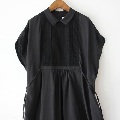 ASEEDONCLOUD アシードンクラウド　Comfort cloth Memories pullover dress #Black  【送料無料】