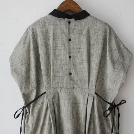 ASEEDONCLOUD アシードンクラウド　Sampler cloth Memories pullover dress #Light Grey  【送料無料】