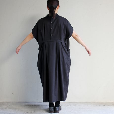 ASEEDONCLOUD アシードンクラウド　Comfort cloth Memories pullover dress #Black  【送料無料】