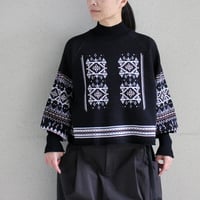 ASEEDONCLOUD アシードンクラウド　Memories pull on knit  #Black  【送料無料】