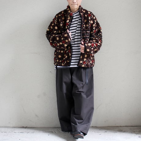 ASEEDONCLOUD アシードンクラウド　Station floor pattern blouson  #Brown  【送料無料】