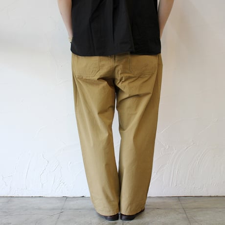 TRAVAIL MANUEL トラバイユマニュアル　コンパクトウェザーユニティパンツ　#ブラック、キャメル、サンド、オフ白