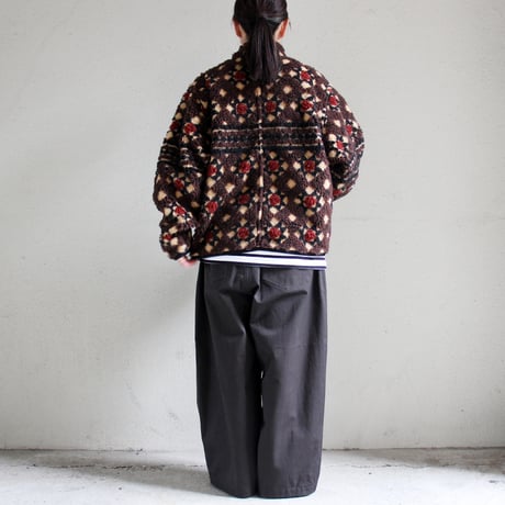 ASEEDONCLOUD アシードンクラウド　Station floor pattern blouson  #Brown  【送料無料】