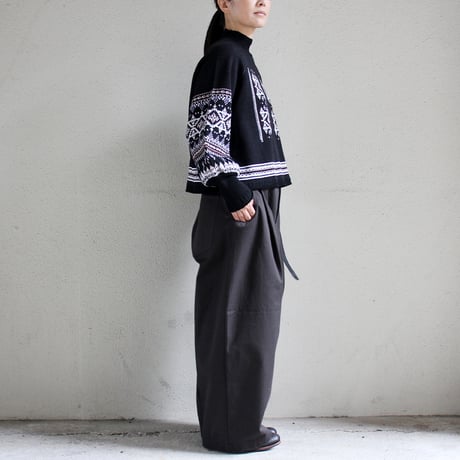 ASEEDONCLOUD アシードンクラウド　Memories pull on knit  #Black  【送料無料】