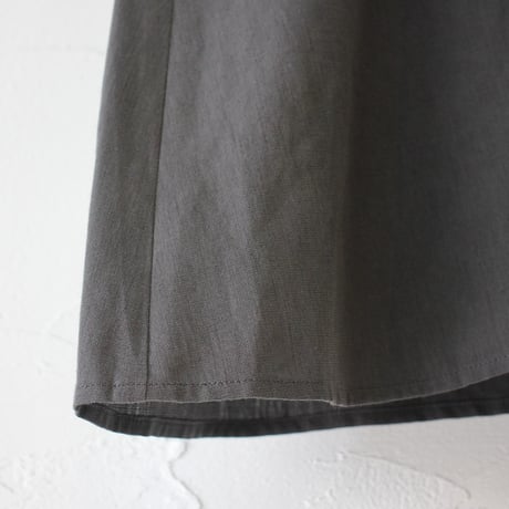 SUSURI ススリ　ログシャツドレス　#charcoal 　【送料無料】