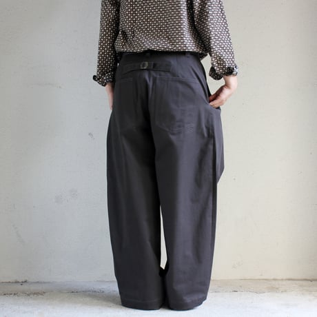 **またまたまた再入荷** atelier naruse アトリエナルセ　ヴィンテージチノ ワイドタックパンツ vintage chino wide tuck pants