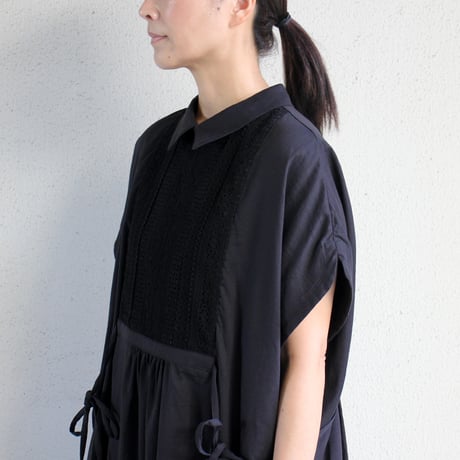ASEEDONCLOUD アシードンクラウド　Comfort cloth Memories pullover dress #Black  【送料無料】