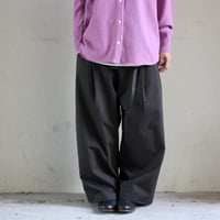 **またまたまた再入荷** atelier naruse アトリエナルセ　ヴィンテージチノ ワイドタックパンツ vintage chino wide tuck pants