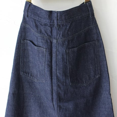 atelier naruse アトリエナルセ　コットンデニム タイトスカート cotton denim tight skirt