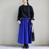 **2026秋冬分到着** atelier naruse アトリエナルセ　 wool punch gather skirt ウールポンチギャザースカート
