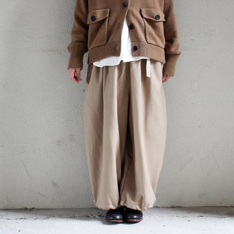 ASEEDONCLOUD アシードンクラウド Flannel Handwerker culottes  #Beige , Dark Green  【送料無料】