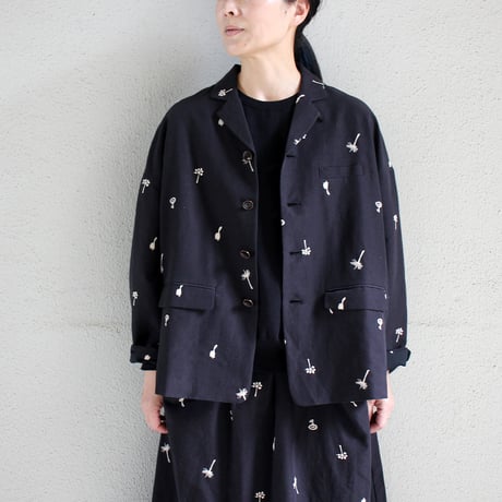 atelier naruse アトリエナルセ　コットンリネンテーラードジャケット cotton linen tailored jacket ～nohara～