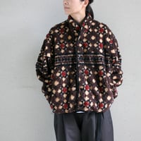 ASEEDONCLOUD アシードンクラウド　Station floor pattern blouson  #Brown  【送料無料】