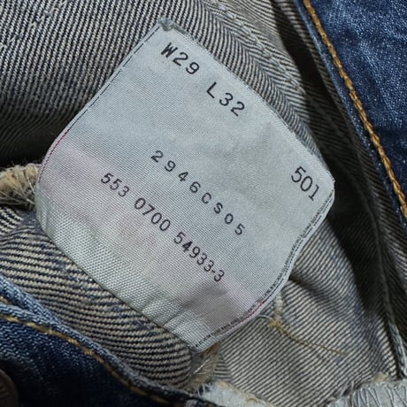 ▪ 00s levis501  usa製 w29