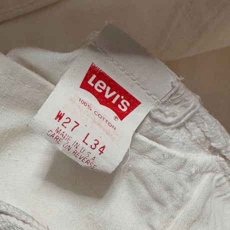 ▪ 90s levis501 white usa製 w27