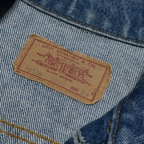 ▪ 80s levis  Denim jacket USA製 34