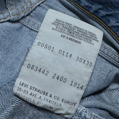 ▪ 00s levis501 euro製 w30 l30