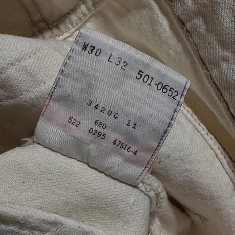 ▪ 90s levis 501 offwhite USA製 W30