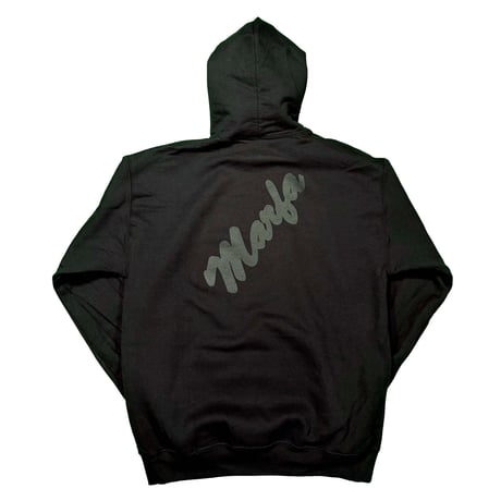 Marfa Titled Hoodie Clubman Black