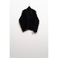 KAMIYA : Shaggy Fringe Knit Jacket