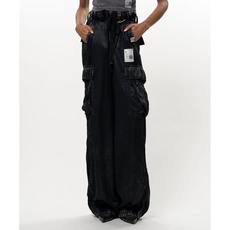Maison MIHARA YASUHIRO: Satin Cargo Pants