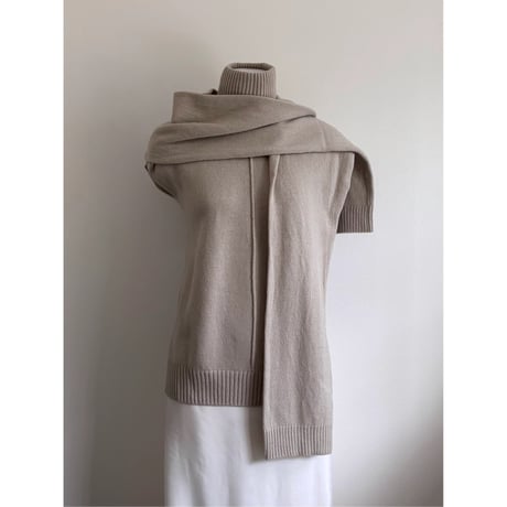 Takemaru : LONG SLEEVE TIED SWEATER