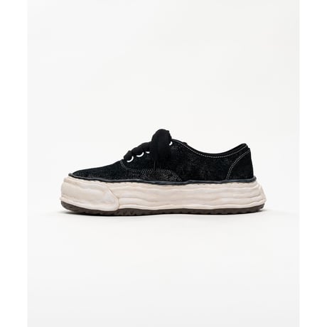 Maison MIHARA YASUHIRO : "BAKER 26" OG Sole Glittery Suede Low-top Sneakers