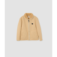 JANE SMITH : POLYESTER BOA FLEECE REVERSIBLE ZIP UP JACKET