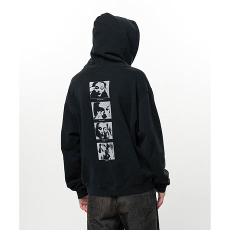 KAMIYA : "DISTORTED Girl" Zip-up Hoodie