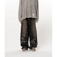 Maison MIHARA YASUHIRO: Kids Sticker Printed Baker Denim Pants