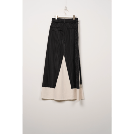 Maison MIHARA YASUHIRO : WOOL SLACKS COMBINED SKIRT
