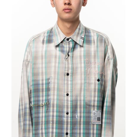 Maison MIHARA YASUHIRO : Vintage Like Check Shirt