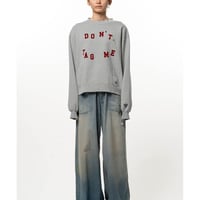 Maison MIHARA YASUHIRO: Don't Tag Me. Flocky Printed Sweatshirt