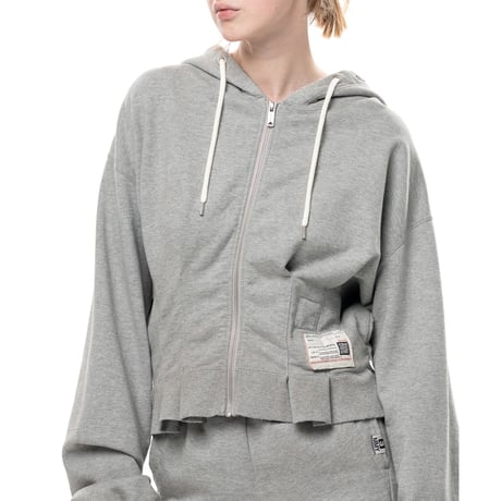 Maison MIHARA YASUHIRO: Waist Tucked Zip up Hoodie
